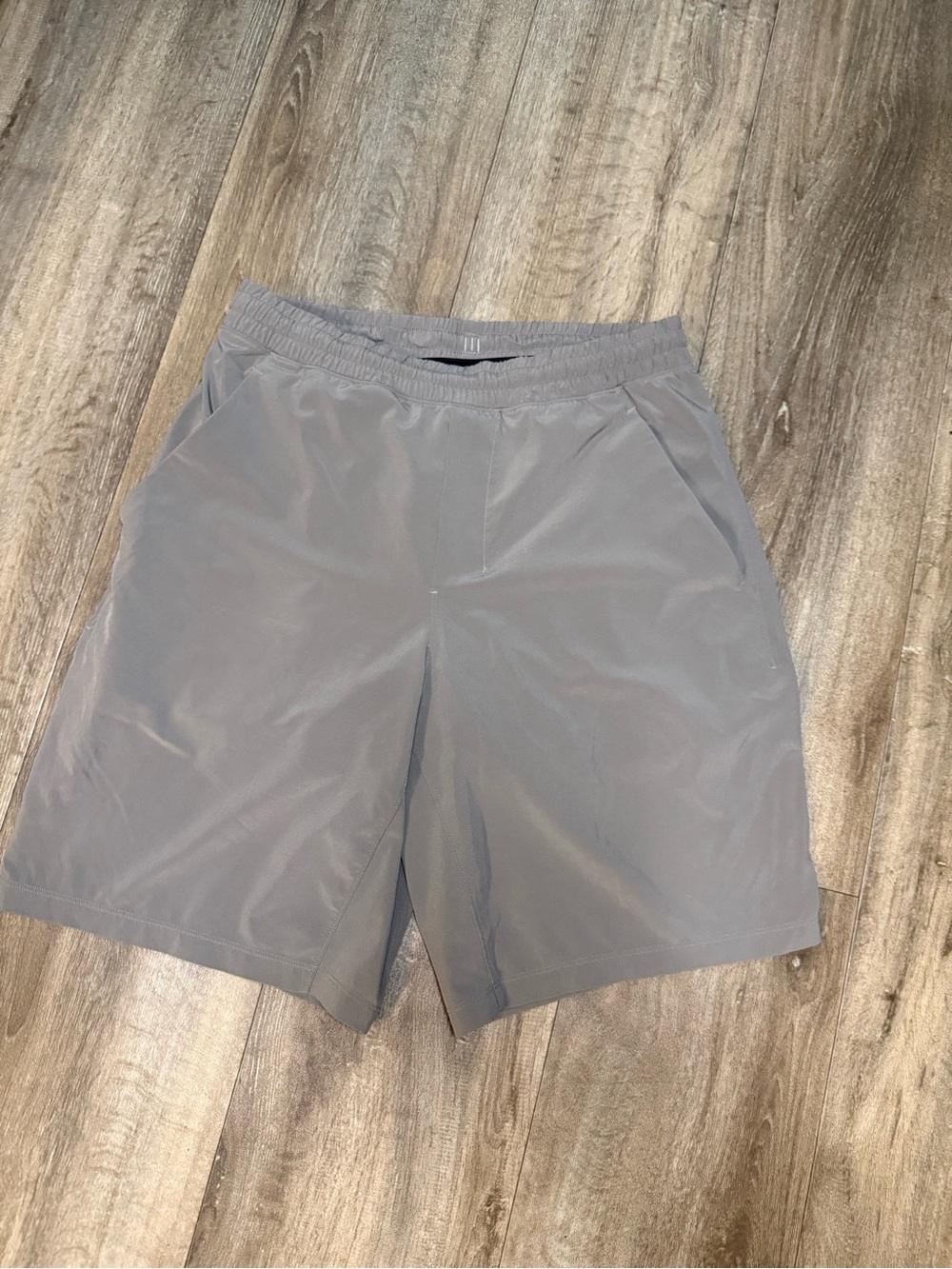 Lululemon Pace Breaker Lined Shorts 9” Men’s M Medium Gray Running Gym
